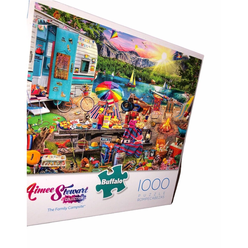 Aimee Stewart The family campsite 1000 piece puzzle new in box